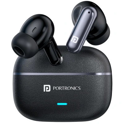 Portronics Twins One Plus in Ear TWS Earbuds with Game & Music Mode, Upto 30 Hours Playtime, 13mm Dynamic D...