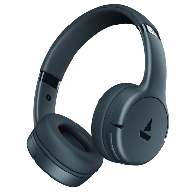 Boat Rockerz 411, 40Ms Low Latency, 40Hrs Battery, 40Mm Drivers, ENx Tech, Stream Ad Free Music via App Support, Bluetooth...