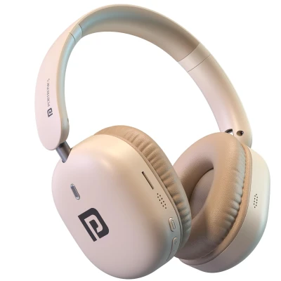 Portronics Muffs M6 Over Ear Wireless Bluetooth Headphone with Upto 40 Hours Playtime, Dual Pairing, 40mm Driver, HD Mic, ...