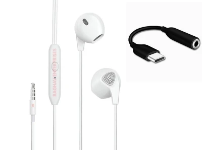 3.5 mm Wired Earphones for ONE-PLUS Nord CE4 Lite In-Ear Headphones with Mic, Super Extra Bass , Melodious ...