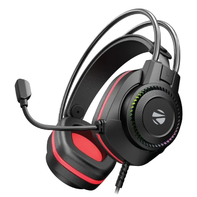 Zebronics Premium Wired USB Gaming Headphone, Simulated 7.1 Surround Sound, 40mm Neodymium Drivers, Windows Software, EQ, ...