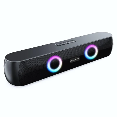 E GATE C210 | 20W Bluetooth Speaker Soundbar, Dual Drivers + Dual Passive Radiator for Extra bass, RGB Ligh... — VK Furniture & Electronics | VK Furniture Mangalore
