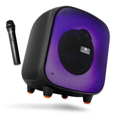 ZEBRONICS Sound Feast 800,Portable Party Bluetooth Speaker,55 Watts,6 Hours Playback,6.5 inch Powerful Driver,Wireless MI...