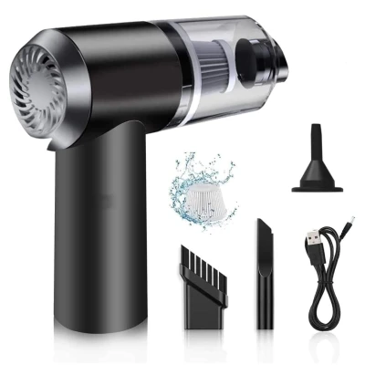 EzyShade 2 in 1 Portable Mini Car Vacuum Cleaner with Blower Rechargeable Wireless Handheld Vaccine Cleaner Vaccum for Hom...