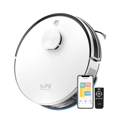 ILIFE A30 Robot Vacuum Cleaner with LiDAR Navigation, 13000Pa Suction, 2-in-1 Vacuum & Mop, Customised Cleaning, Y- Shape ... — VK Furniture & Electronics | VK Furniture Mangalore
