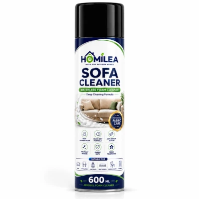 Sofa Cleaner Foam Spray 600ml | Waterless Upholstery Cleaner for Sofa, Carpet, Mattress & Car Seats | Deep Cleaning Foam R... — VK Furniture & Electronics | VK Furniture Mangalore