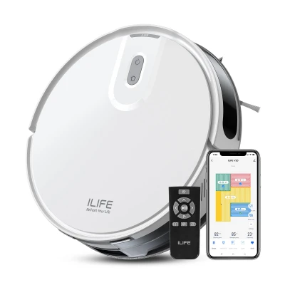 ILIFE V20 Robot Vacuum Cleaner with SoF Laser Navigation, 5000Pa Suction, 2-in-1 Vacuum & Mop, Customized C... — VK Furniture & Electronics | VK Furniture Mangalore