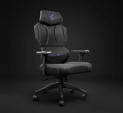 Kreo Premium Gaming Chair – Ergonomic Mesh & Fabric Chairs with Adjustable Armrests, Recline & Lumbar Support, BIFMA Certi...