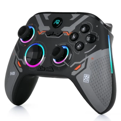 ARcNet Tri-Mode Wireless Gaming Controller with Hall Effect Joysticks & Triggers, 2.4G / Bluetooth/Wired Ga...