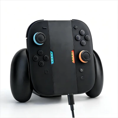 NITHO Joy-Con Charging Grip for Switch 2, Portable JoyCons Controller Charger Grip with 3M USB-C Cable, Com...