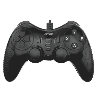 Ant Esports GP130 Wired Gamepad for PC, PS3, Android TV, Laptop – Dual Vibration USB Controller with Turbo Mode, 14 Button...