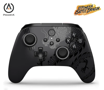 PowerA Battle Dragon™ Wireless Controller for PC and Cloud Gaming: Magnetic Hall Effect, Asymmetric Rumble Motors, 20h Pla...
