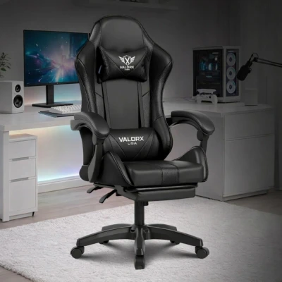 VALORXUSA Warrior 2026 Edition Gaming & Office Ergonomic Chair | Vegan Leather | High Back 135° Recliner | Adjustable Heig...