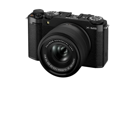 Fujifilm X-M5 26.1MP APS-C X-Trans CMOS 4 with 15-45 f/3.5-5.6 Lens|Retro Style mirrorless Compact Travel Camera|6.2k vlog...