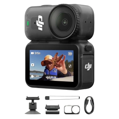 DJI Osmo Nano Standard Combo (128GB) - Small 4K/60fps Vlogging Camera with a 1/1.3" Sensor, 143° Wide FOV Video, 200-Min R...
