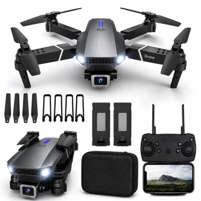 Drone with Dual 4K Camera for Adults | WiFi FPV RC Quadcopter with Camera | Live Video, Altitude Hold, 360°...