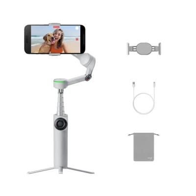 Insta360 Flow 2 Pro Grey - AI Tracking Phone Gimbal, 200+ App Tracking with DockKit, Multi-Person Tracking,...