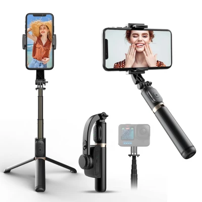 Selfie Stick Tripod with Gimbal Stabilizer for Phone, 360° Auto-Balance 1-Axis Rotation, Remote Control, Portable for Vlog... — VK Furniture & Electronics | VK Furniture Mangalore