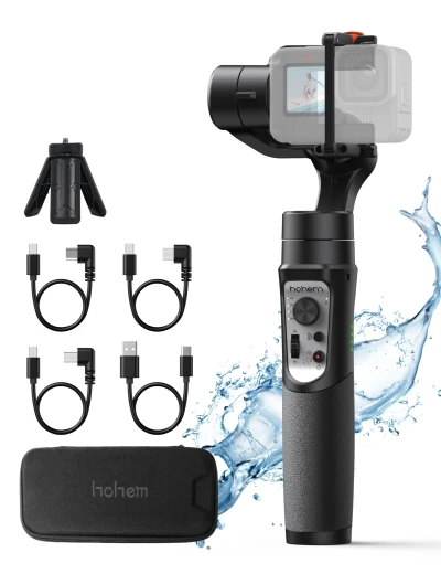 hohem iSteady Pro 4 3-Axis Gimbal Stabilizer for GoPro 13/12/11/10/9 8/7/6/5, for Osmo Action and Other Action Cameras,Sup... — VK Furniture & Electronics | VK Furniture Mangalore
