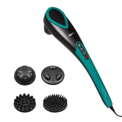 AGARO Comfort Electric Handheld Full Body Hammer Massager with 5 Massage Heads, 5 Mode & 6 Speed Settings f...