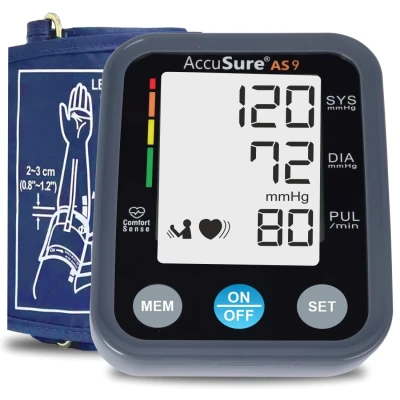 AccuSure AS9 Fully Automatic Digital Blood Pressure Monitor With Large Display, Most Advance Technology & Accurate Measure... — VK Furniture & Electronics | VK Furniture Mangalore