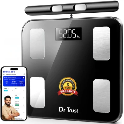 Dr Trust USA 532 Digital BMI Weighing Scale & Body Fat Analyzer, Body Composition, 8 Electrode Smart Scale ... — VK Furniture & Electronics | VK Furniture Mangalore