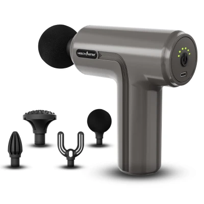 HealthSense Percussion Gun Massager machine for Full Body Pain Relief of Neck, Shoulder, Back, Arm & Foot f...