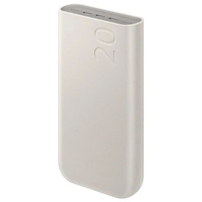 Samsung Galaxy 20000mAh Power Bank, Wired Battery Pack, Gray — VK Furniture & Electronics | VK Furniture Mangalore