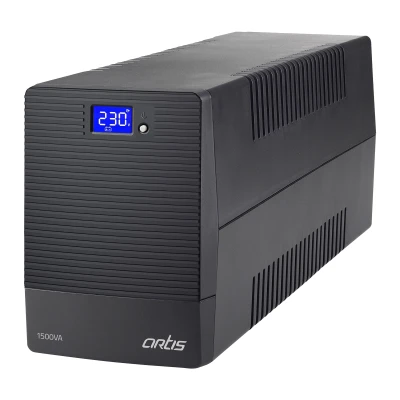 Artis Powersafe 1500VA LCD Line Interactive UPS for Personal Computers, Desktop PCs, Laptops, Routers, Networking Devices ...