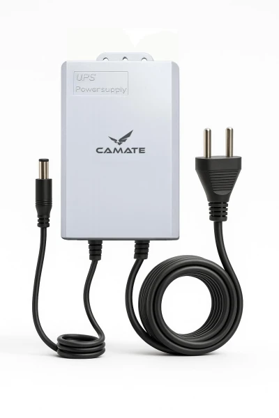 Camate Mini UPS 12V Power Backup for WiFi Router & CCTV Camera | 3600mAh Battery, 4-6 Hr Backup | Weatherpr...