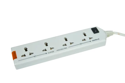 Havells 4 Way Extension Board With Surge & Spike Protection|For Power Requirements Up To 1440W |1.5 Mtr ISI Certified Copp...