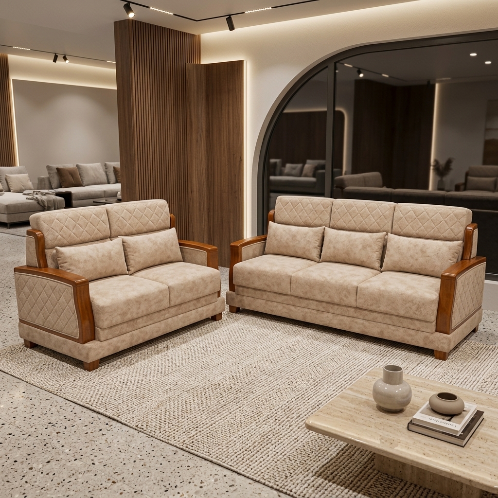 VK MAGNIFICO 3+2 SOFA SET — VK Furniture & Electronics | VK Furniture Mangalore
