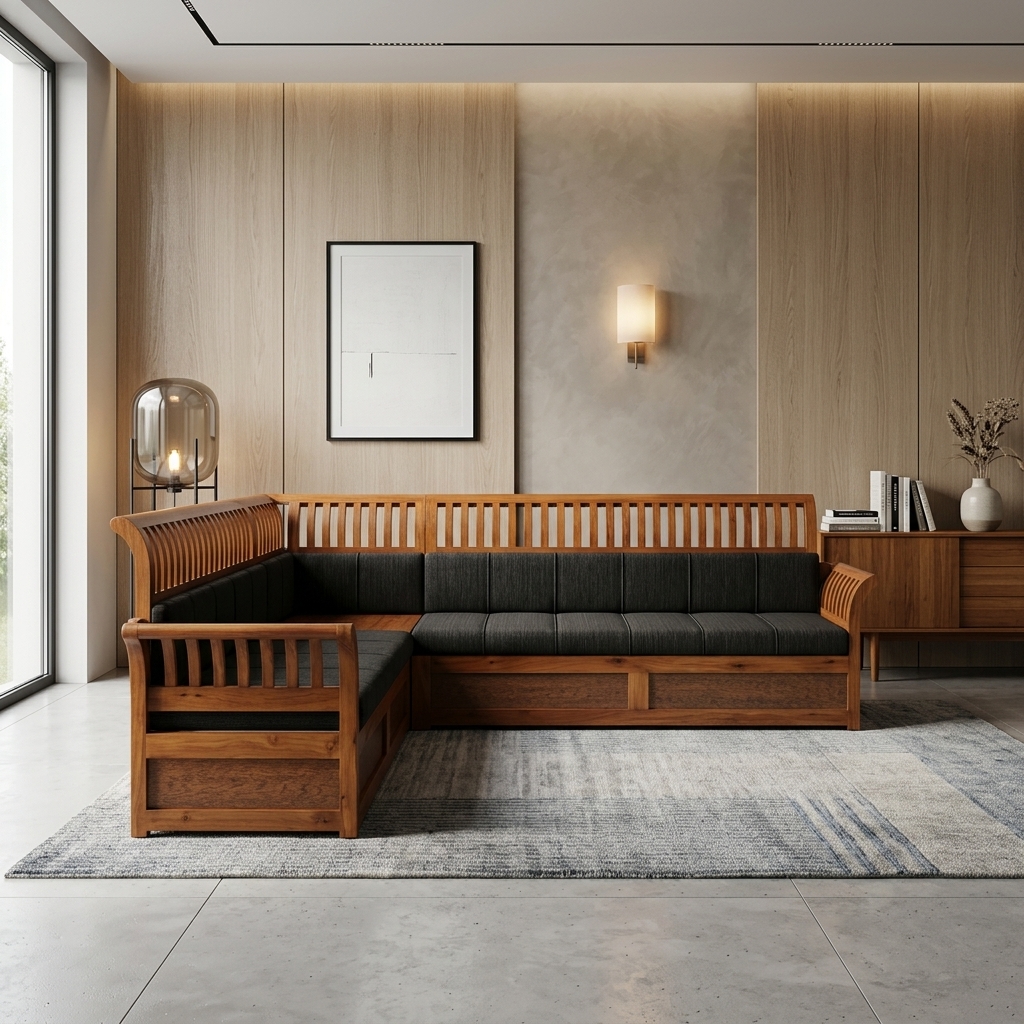 VK ROCKABELLA CORNER SOFA SET — VK Furniture & Electronics | VK Furniture Mangalore