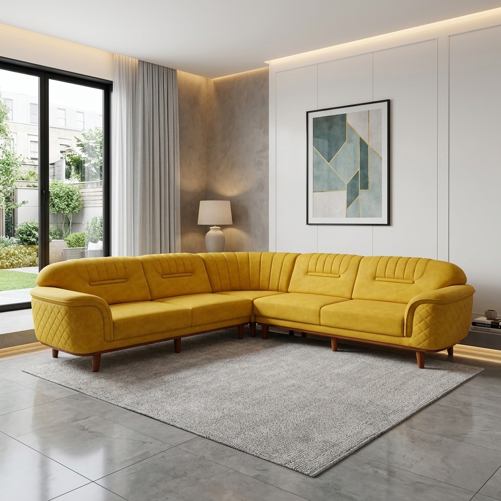 VK SKYLER 3 SEATER SOFA — VK Furniture & Electronics | VK Furniture Mangalore