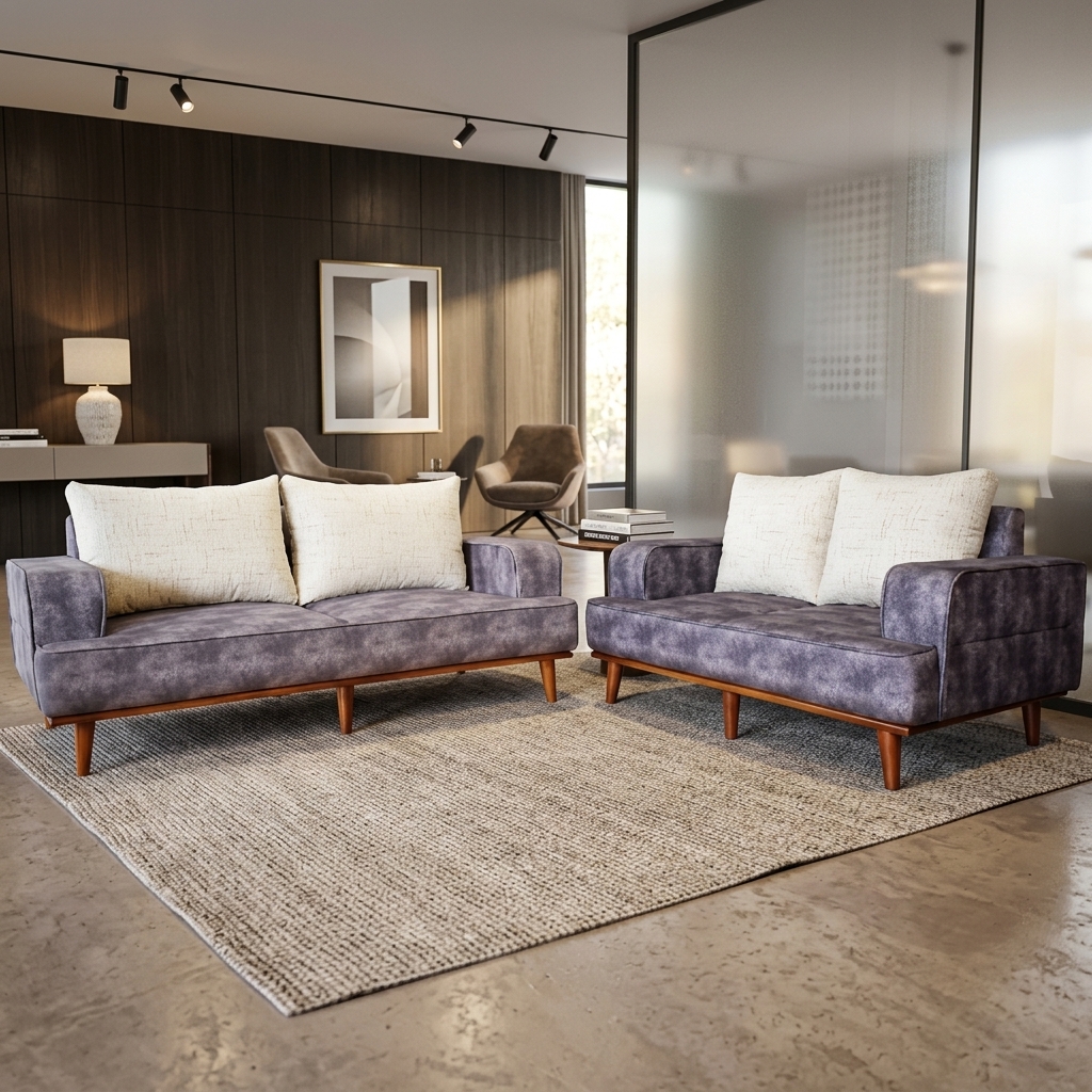 VK SOFIYA 3+2 SOFA SET — VK Furniture & Electronics | VK Furniture Mangalore