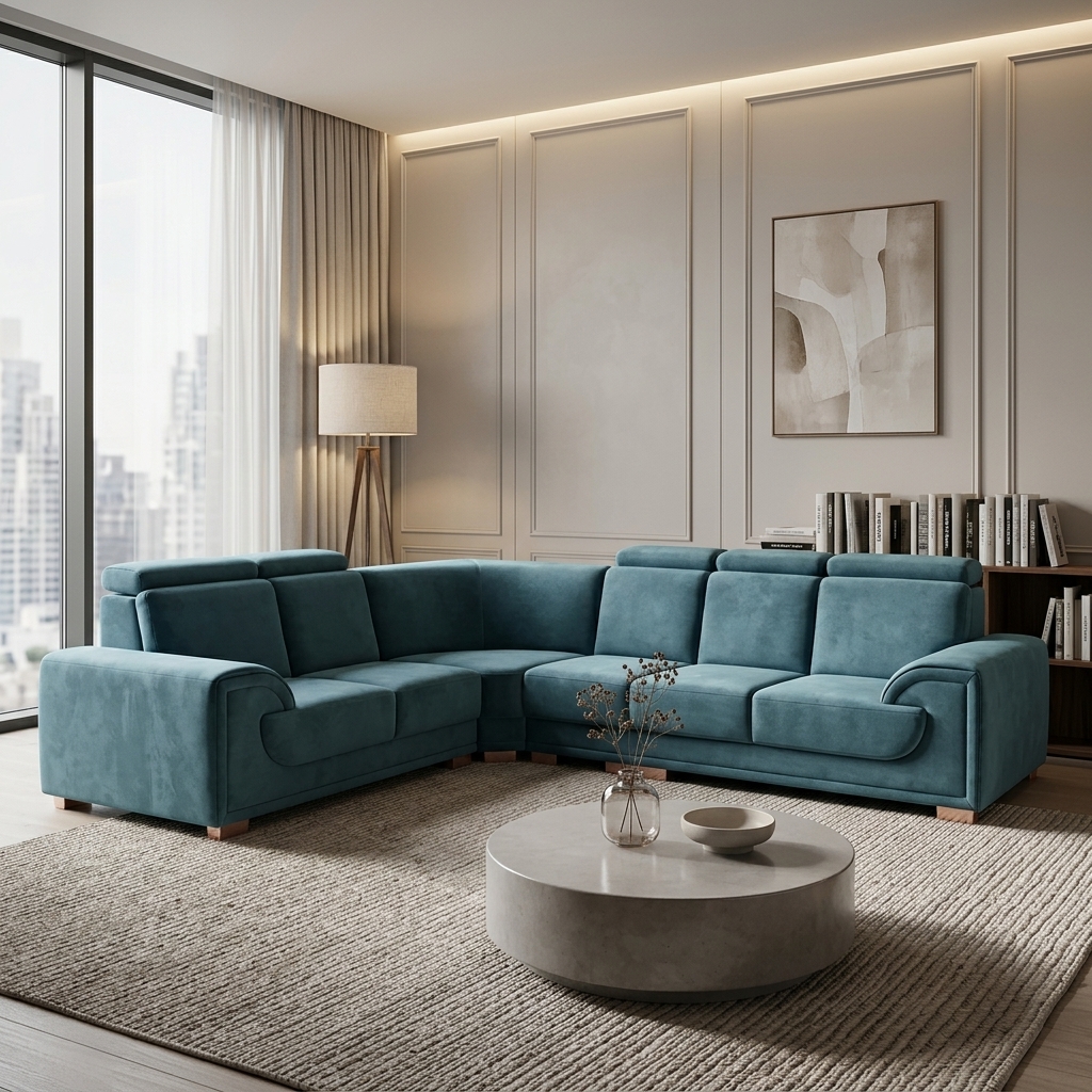 VK URBAN CORNER SOFA SET — VK Furniture & Electronics | VK Furniture Mangalore