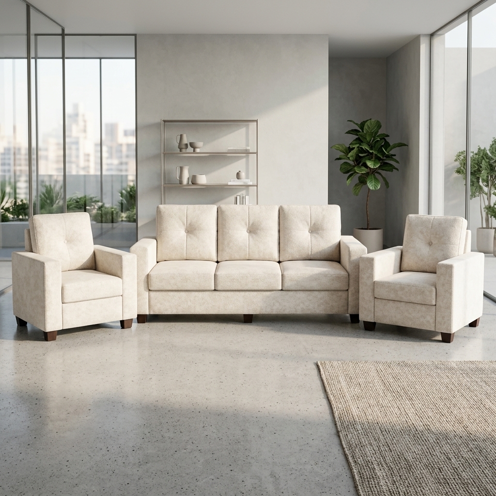 VK VEGA 3+2 SOFA SET — VK Furniture & Electronics | VK Furniture Mangalore