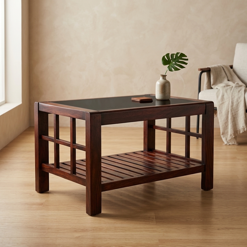 VK WINDOW MODEL COFFEE TABLE — VK Furniture & Electronics | VK Furniture Mangalore