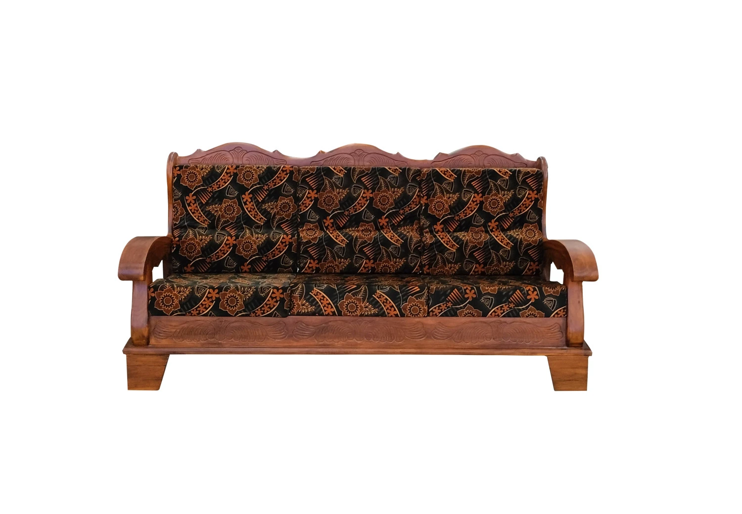 VK Singapoori  3 Seater Sofa - VK Furniture | VK Furniture & Electronics Mangalore
