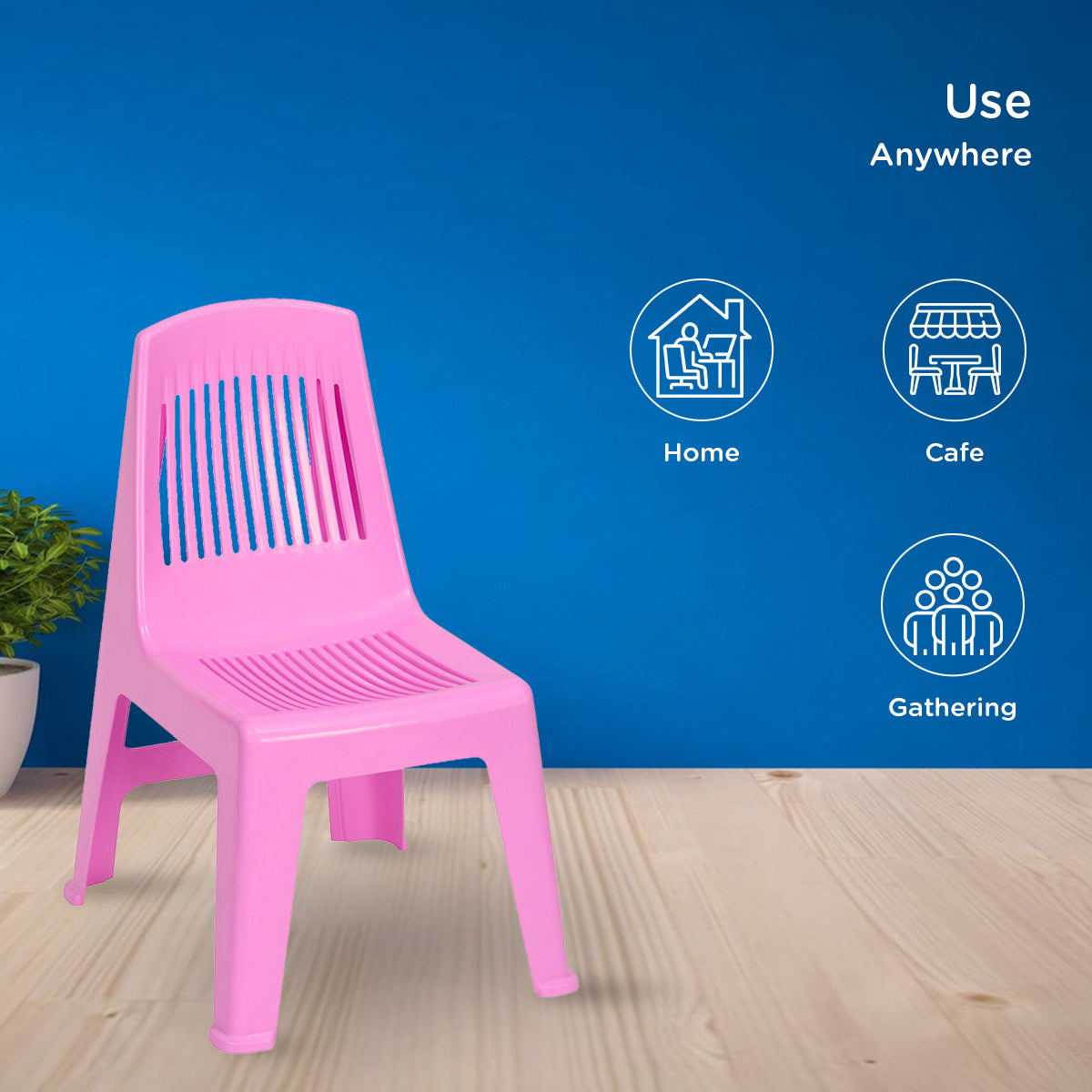 Nilkamal CHR5027 Plastic Baby Armless Chair - Nilkamal | VK Furniture & Electronics Mangalore