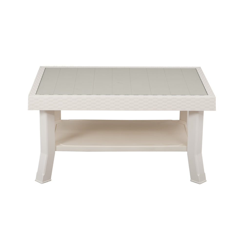 Nilkamal Center Table 1 Cane & Glass - Nilkamal | VK Furniture & Electronics Mangalore