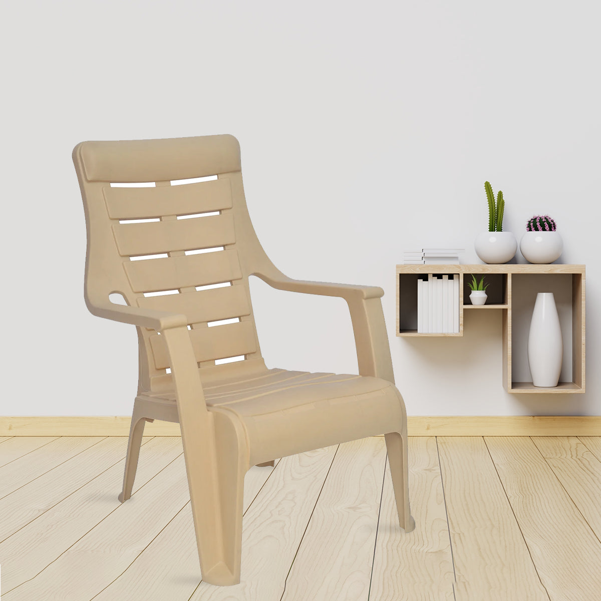 Nilkamal Sunday Plastic Arm Chair - Nilkamal | VK Furniture & Electronics Mangalore