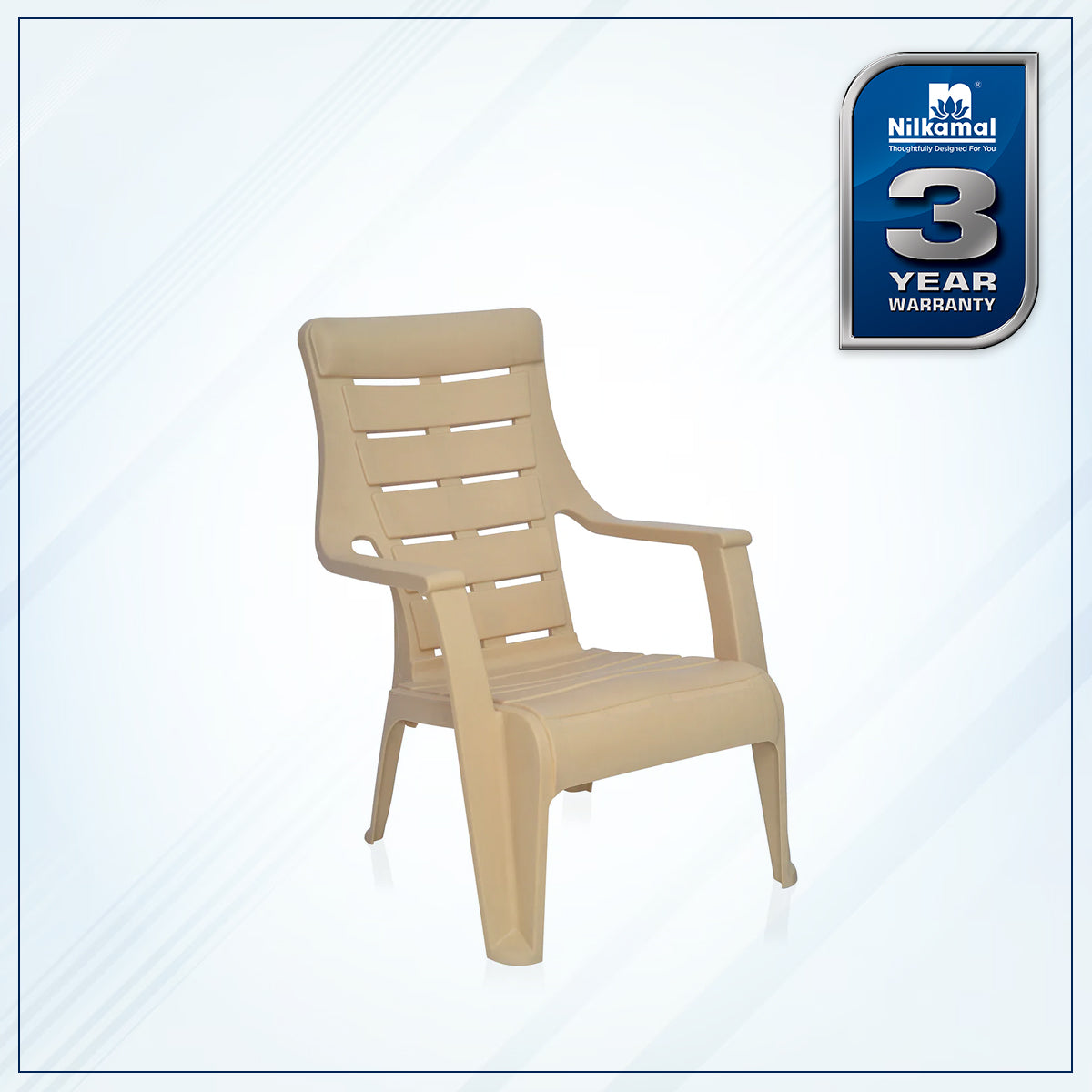 Nilkamal Sunday Plastic Arm Chair - Nilkamal | VK Furniture & Electronics Mangalore