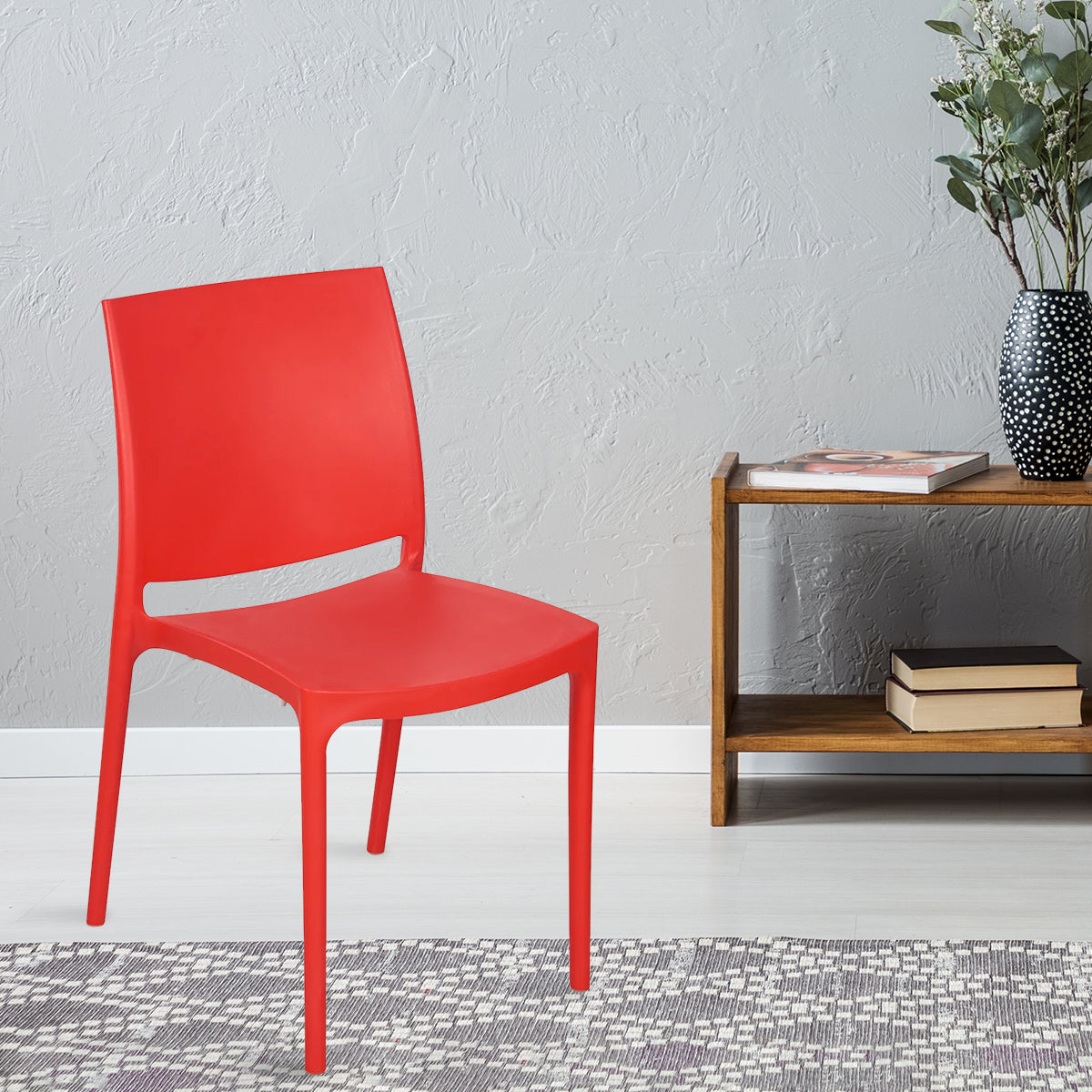 Nilkamal Novella 08 Plastic Armless Chair - Nilkamal | VK Furniture & Electronics Mangalore