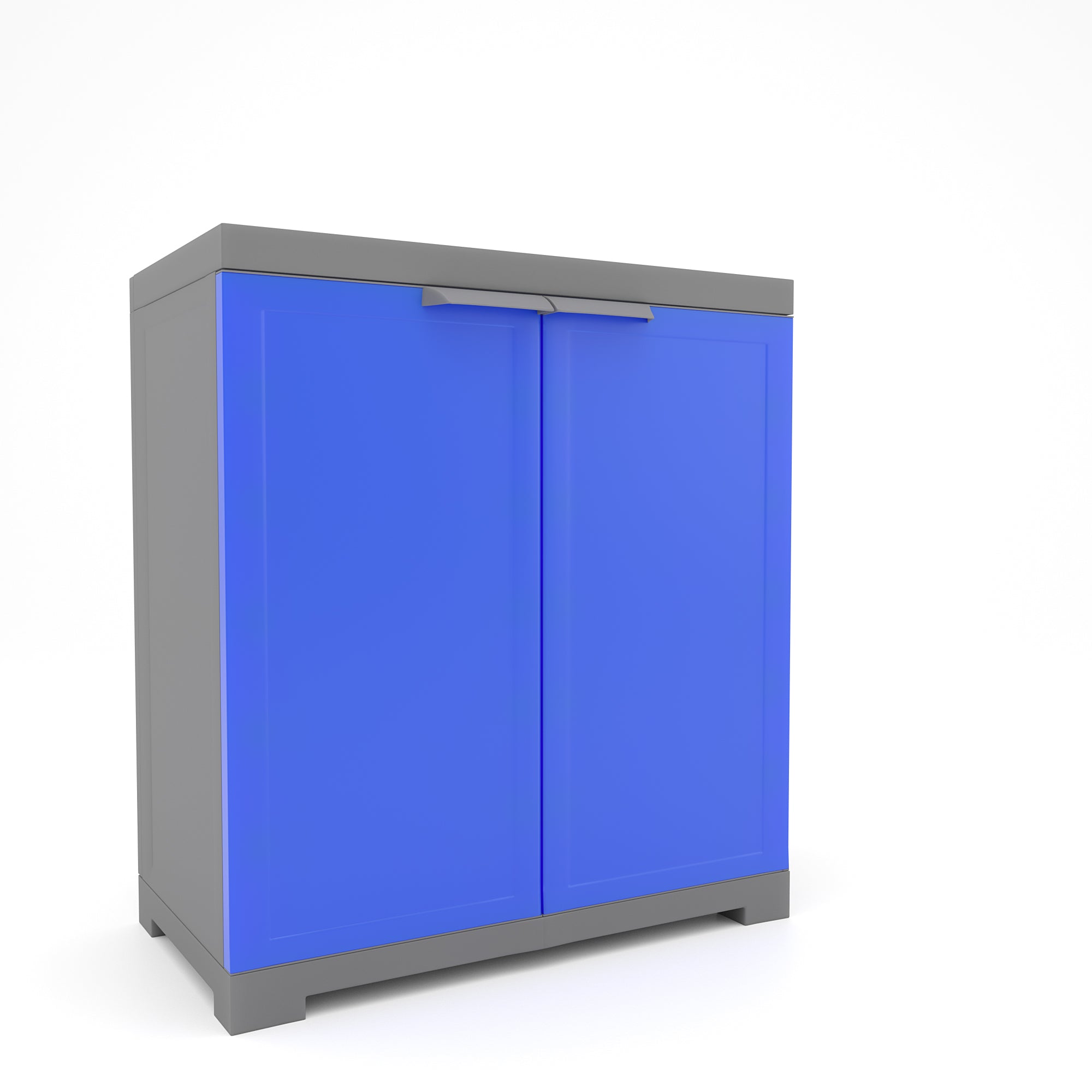 Nilkamal Freedom Mini Small (FMS) Plastic Storage Cabinet (Deep Blue / Grey) - Nilkamal | VK Furniture & Electronics Mangalore