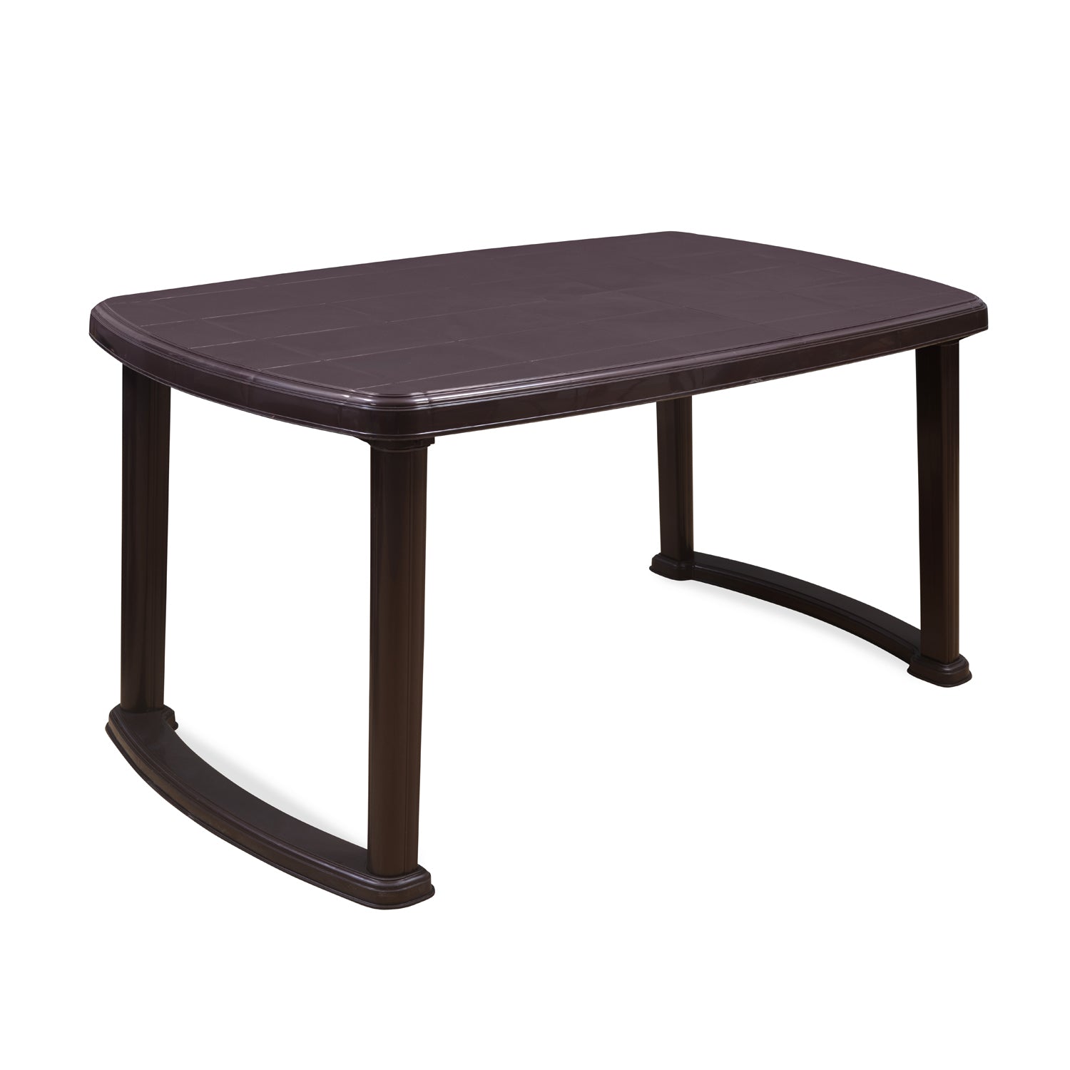 Nilkamal Mega Dining Table (Weather Brown) - Nilkamal | VK Furniture & Electronics Mangalore