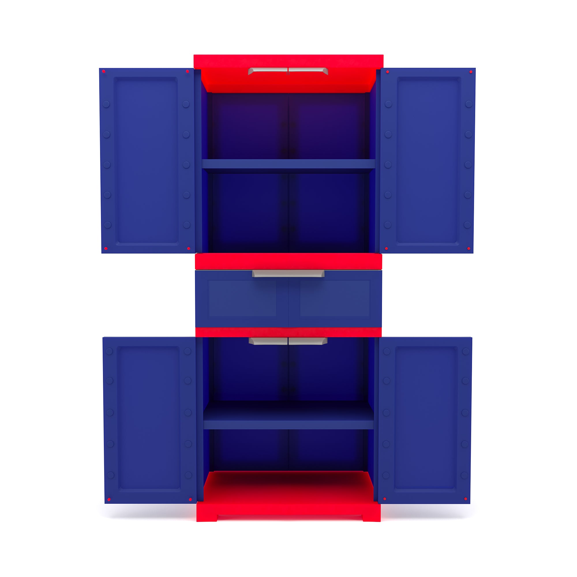 Nilkamal Freedom with 1 Drawer (Pepsi Blue / Bright Red / Yellow) - Nilkamal | VK Furniture & Electronics Mangalore