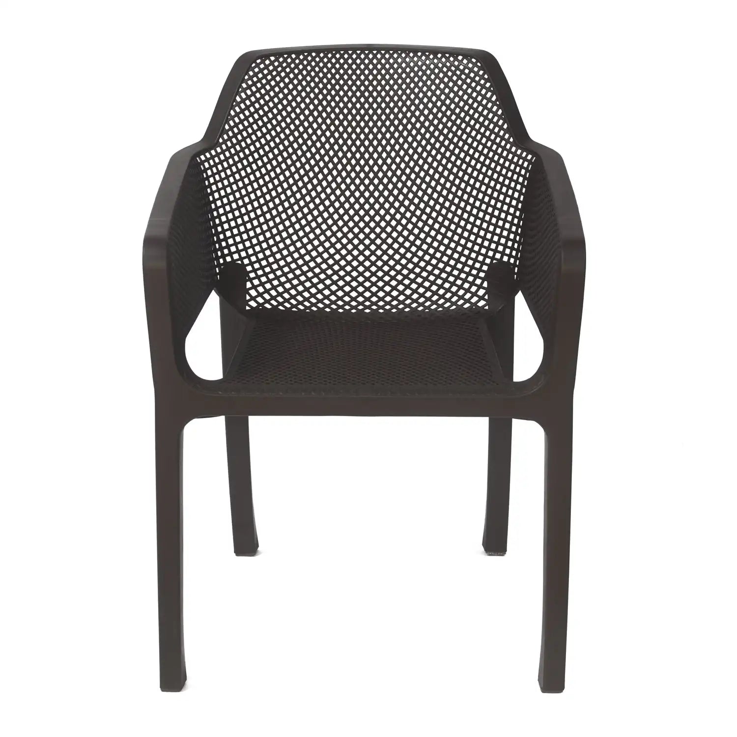 Nilkamal Captain Plastic Arm Chair (Season Rust Brown) - Nilkamal | VK Furniture & Electronics Mangalore