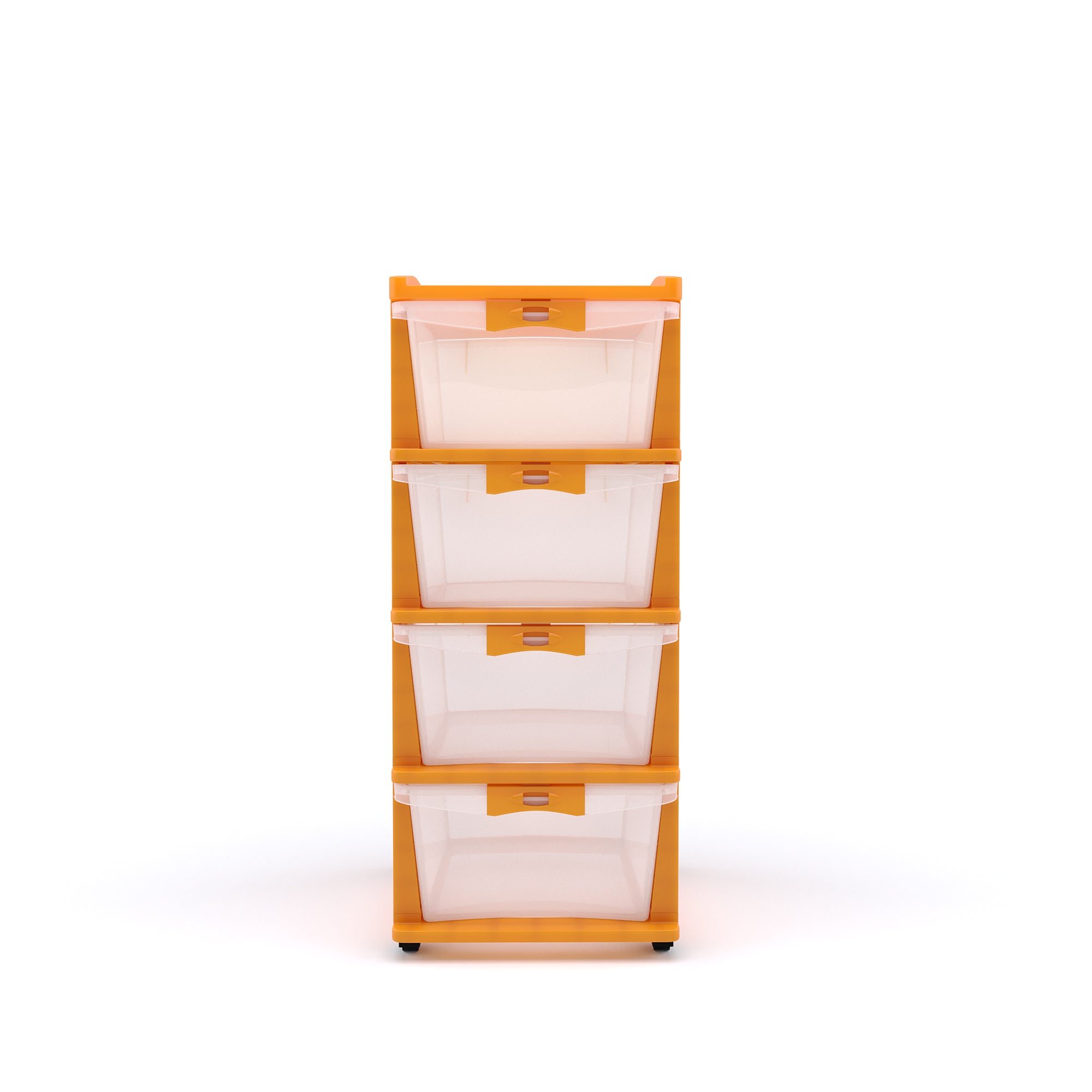 Nilkamal CHTR24 Four Layers Chest of Drawer (Orange) - Nilkamal | VK Furniture & Electronics Mangalore