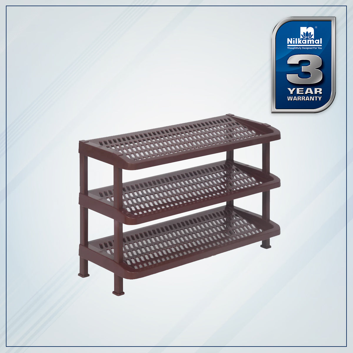 Nilkamal Multipurpose Rack 03 (Maroon) - Nilkamal | VK Furniture & Electronics Mangalore